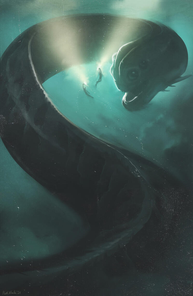 Diving with the Giant